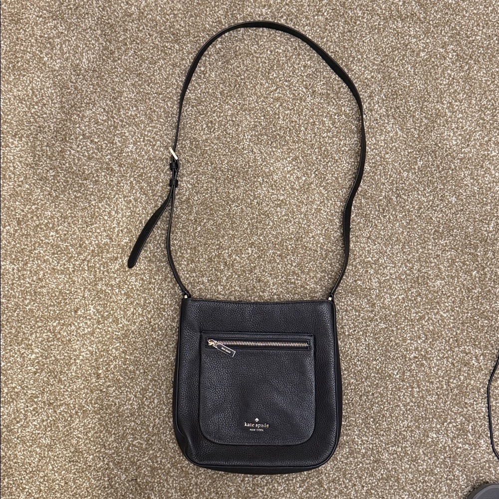 Kate Spade Black Leather Shoulder Bag